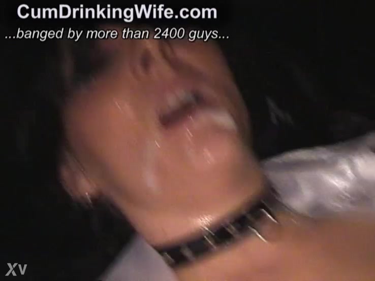 Mature Brunette MILF Gloryhole Gangbang Blowjob