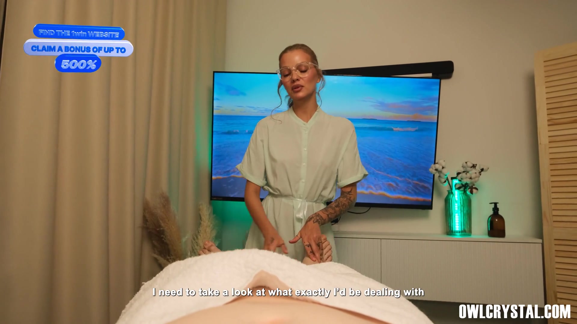 The Shy Masseuse Couldn’t Resist Her Client’s Big Cock