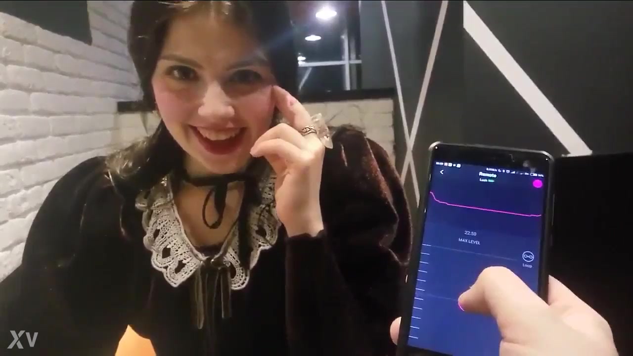 Satori X1 Uses Vibrator In Public