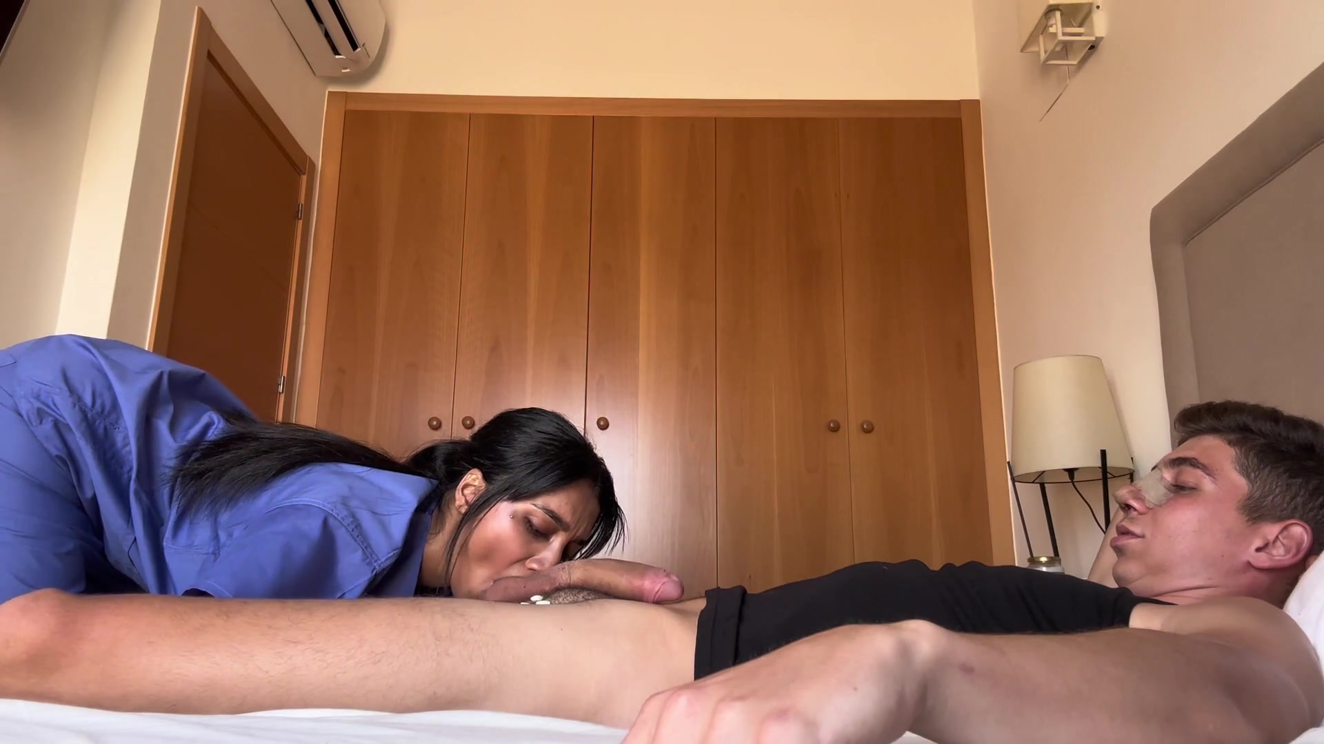Big titty nurse lets her patient cum inside her in the hospital - Yasmina Khan - Brady Bud