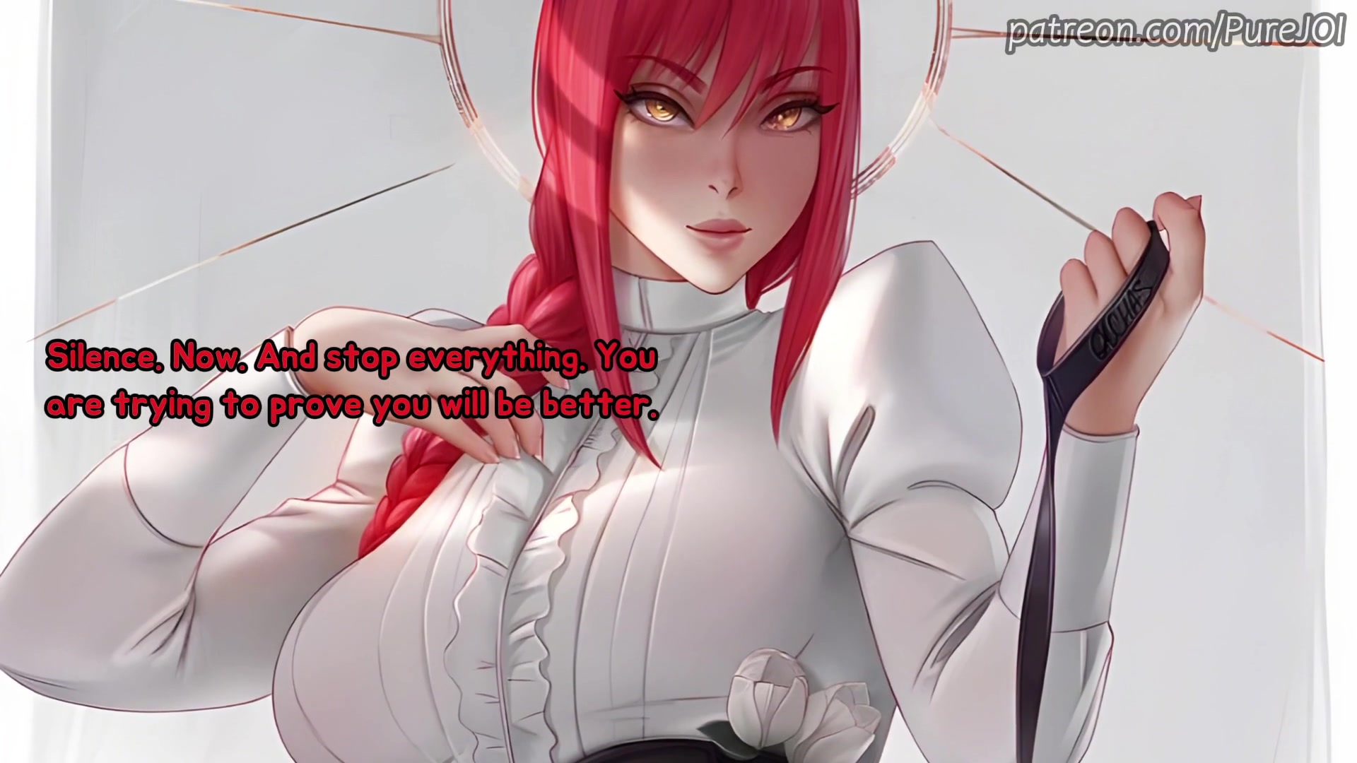Endure Makima's degradation test to become her filthy puppy (CBT JOI)