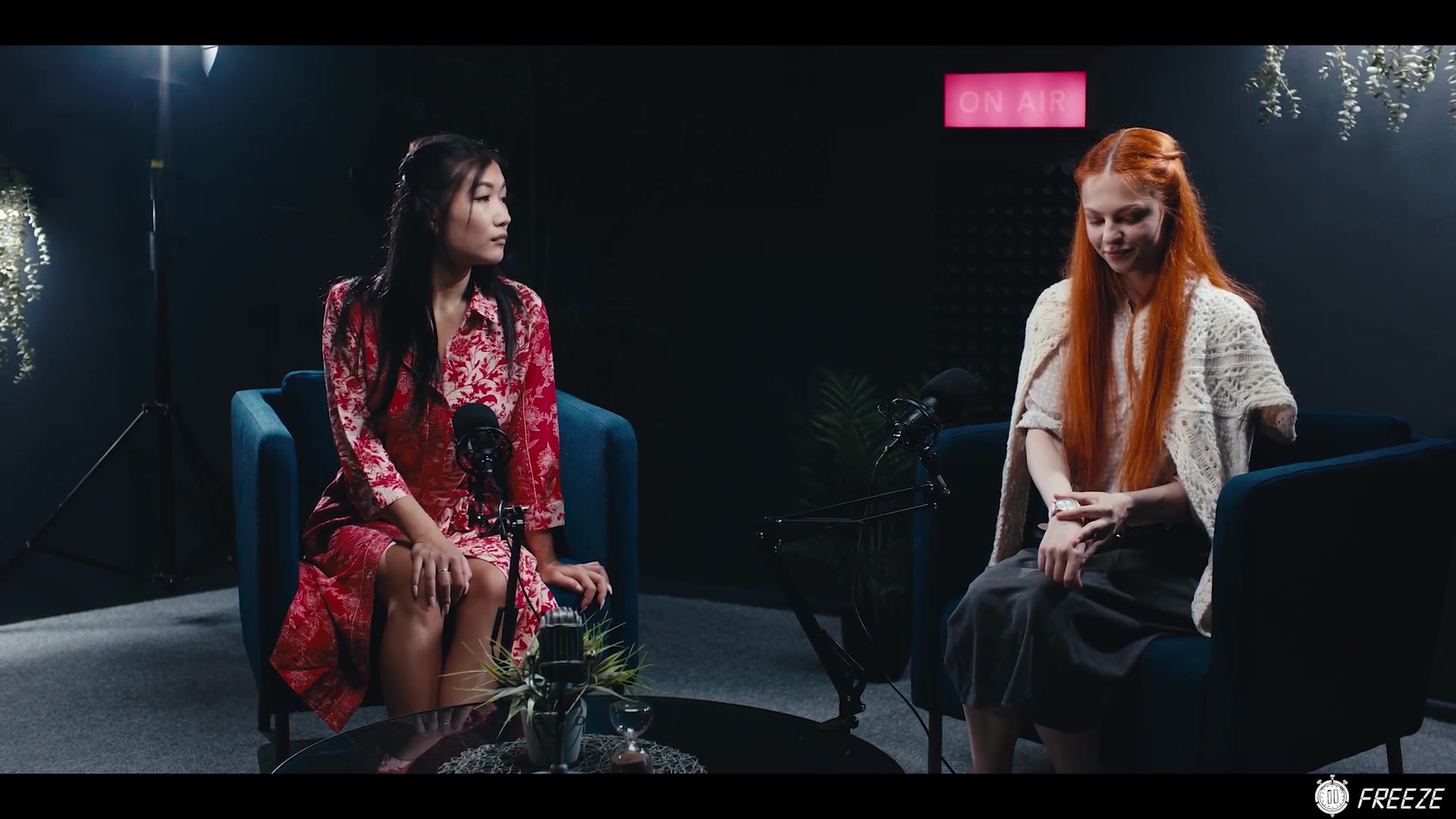 Lesbian Redhead Freezes Time And Makes Asian Babe Her Sex Slave - Lezdom Hardcore Sex