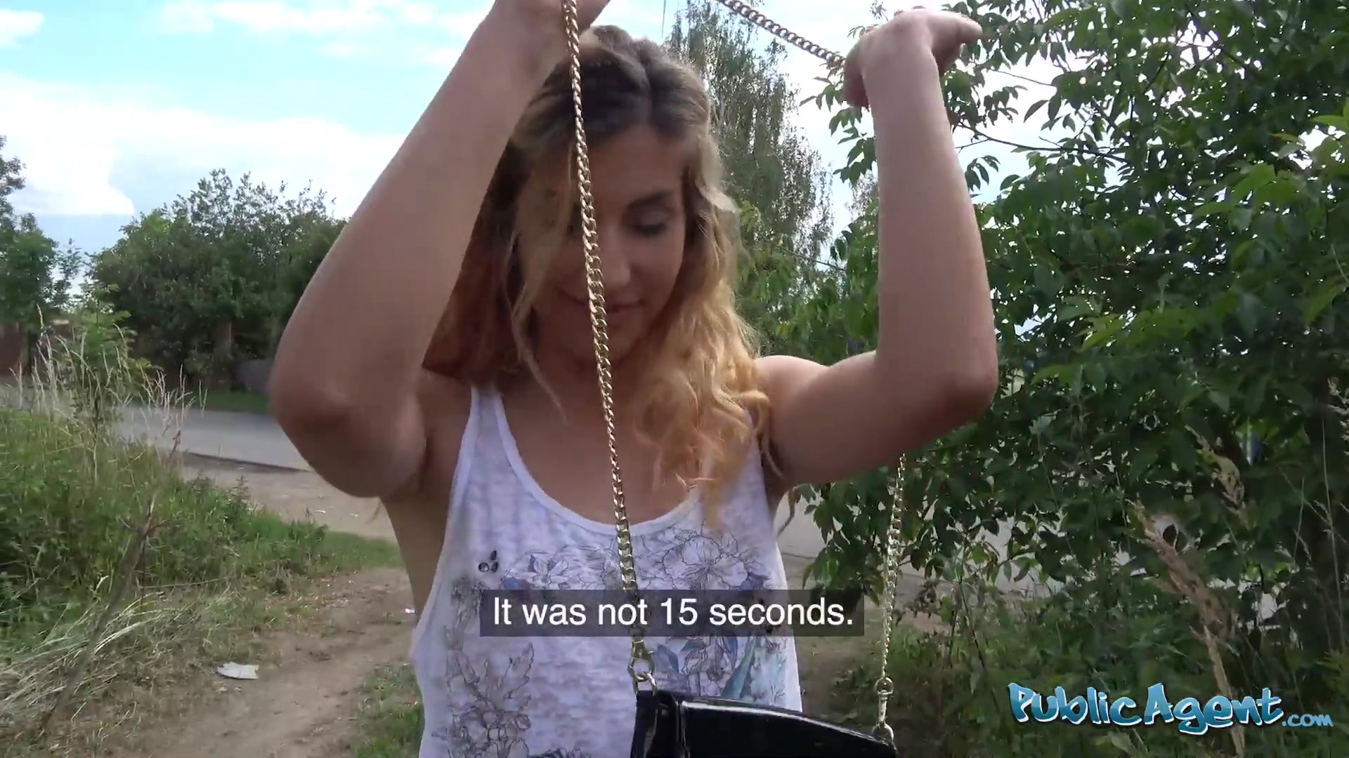 Public Agent - Super hot European girl with body like a model gets caught having sex in public