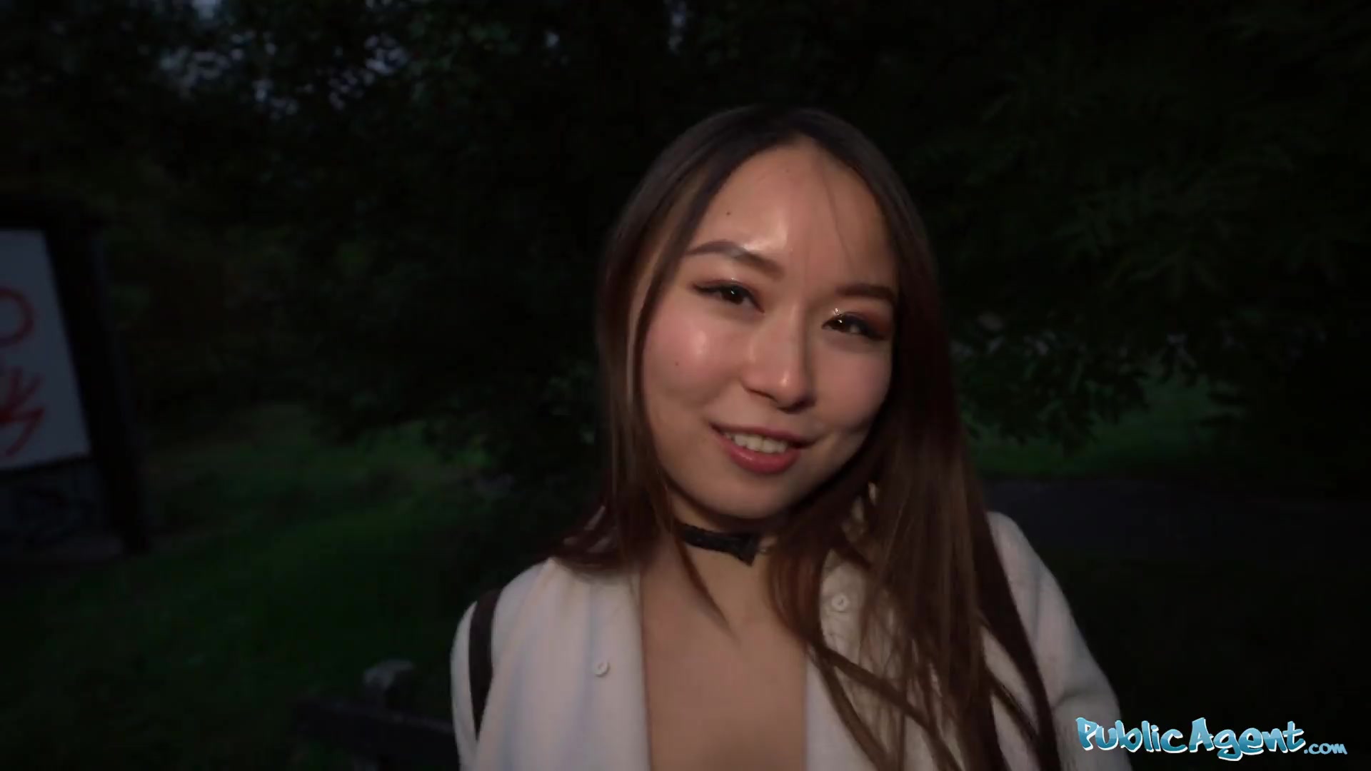 Public Agent Cheeky Asian wants to pay to fuck his massive fat cock