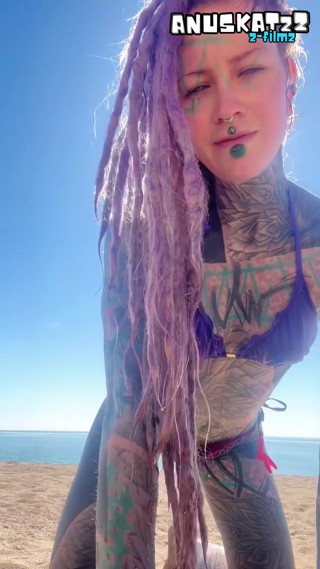 Alt Tattooed Couple’s Perverse Road Trip Adventures - Outdoor Kinky Fun