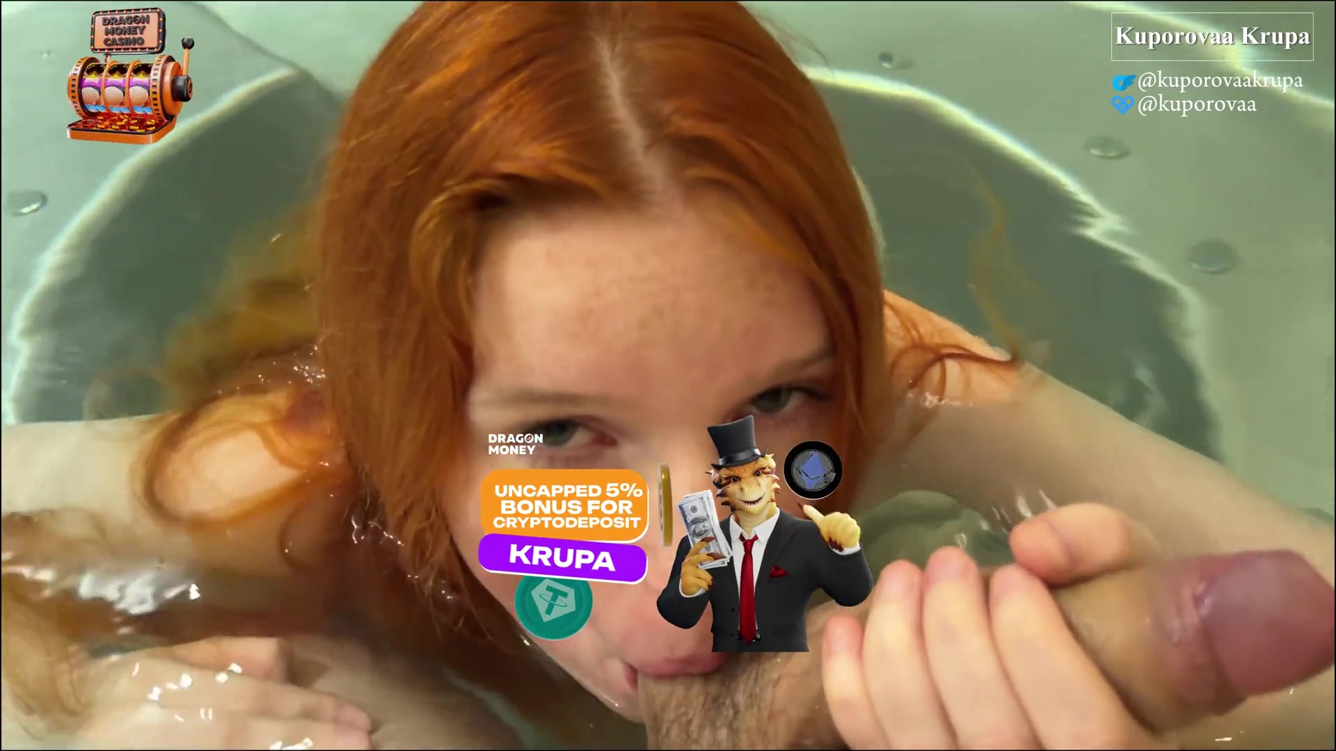 The girl stranger mixed up the men’s jacuzzi with the women’s jacuzzi. I fucked her hard and came all over her beautiful face | Kuporovaa Krupa