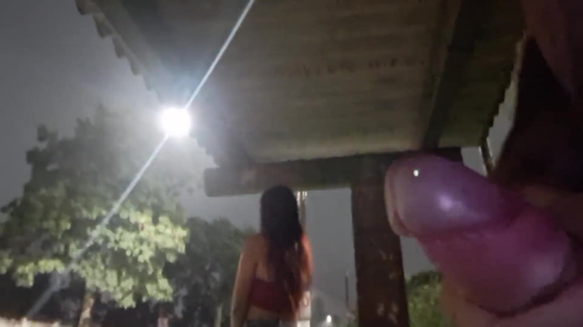 I risked masturbating at the bus stop next to a beautiful redhead.