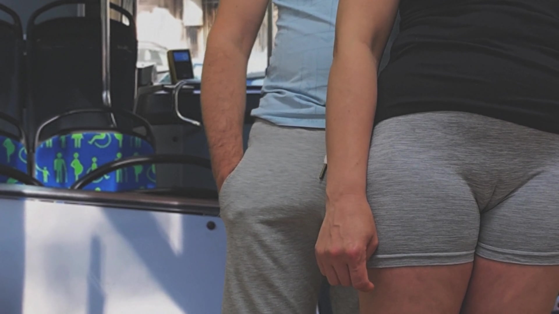 Public Bus Handjob Stranger Cum Raw, risky, and fucking hot! She strokes his thick cock, teasing him until he explodes in public