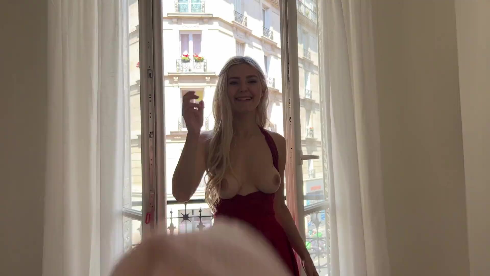 I fucked a random guy on my weekend in Paris and let him cum on me - Eva Elfie