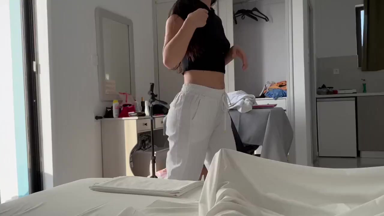 Sharing Hotel Room with HOT Stepsister