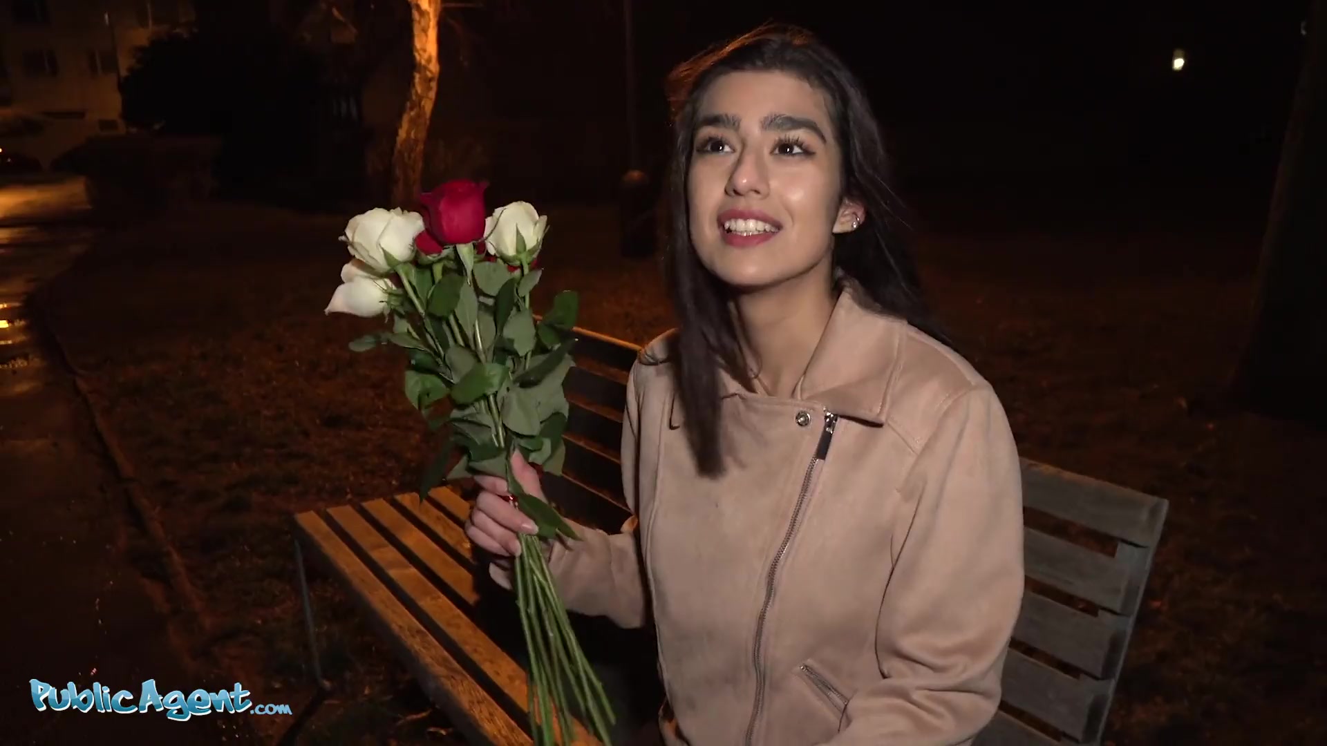 Public Agent Aaeysha gets fucked on Valentines Day in a hotel room