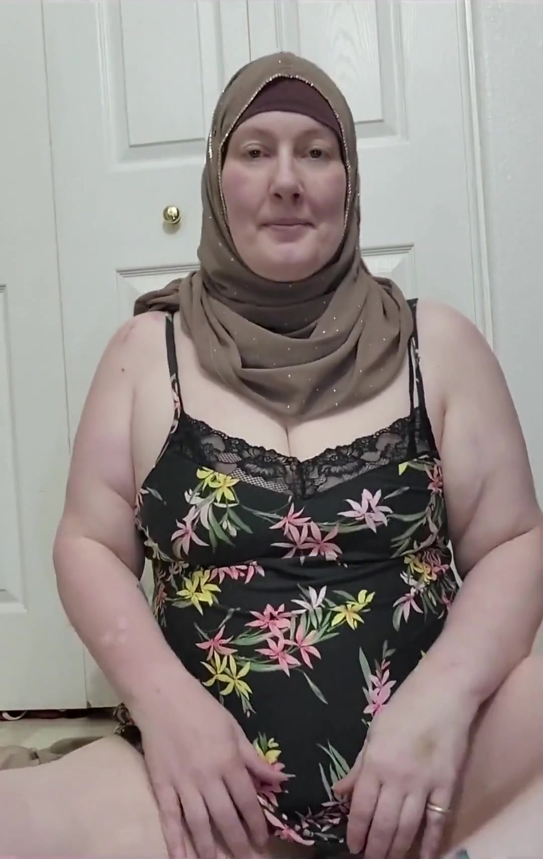 I Leave My Hijab on but Strip off the Rest of My Clothes
