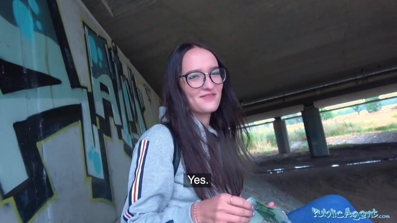 Public Agent Hot Czech body fucked under public bridge after sucking cock