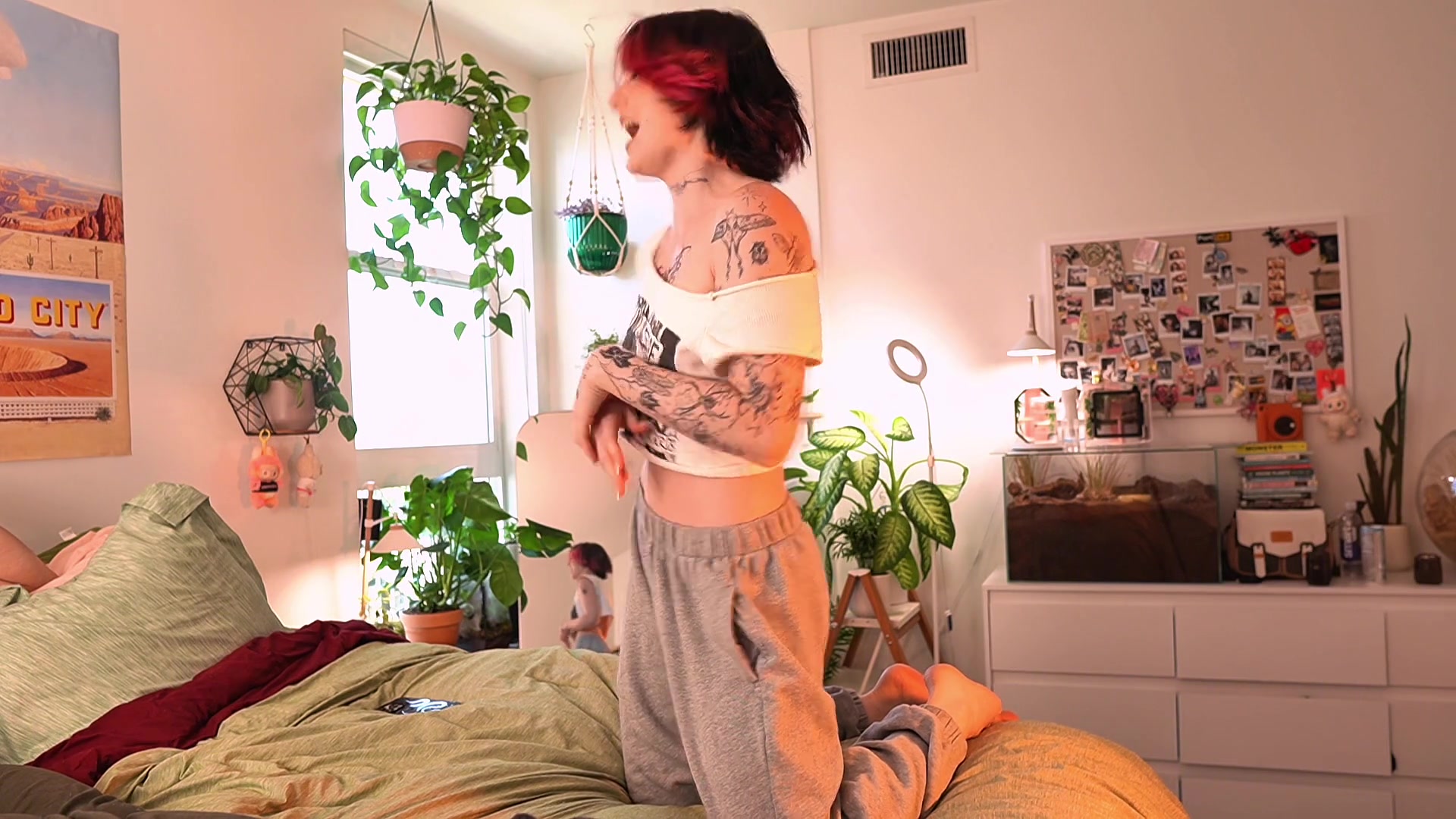 Roommate's Girlfriend is a Huge Slut