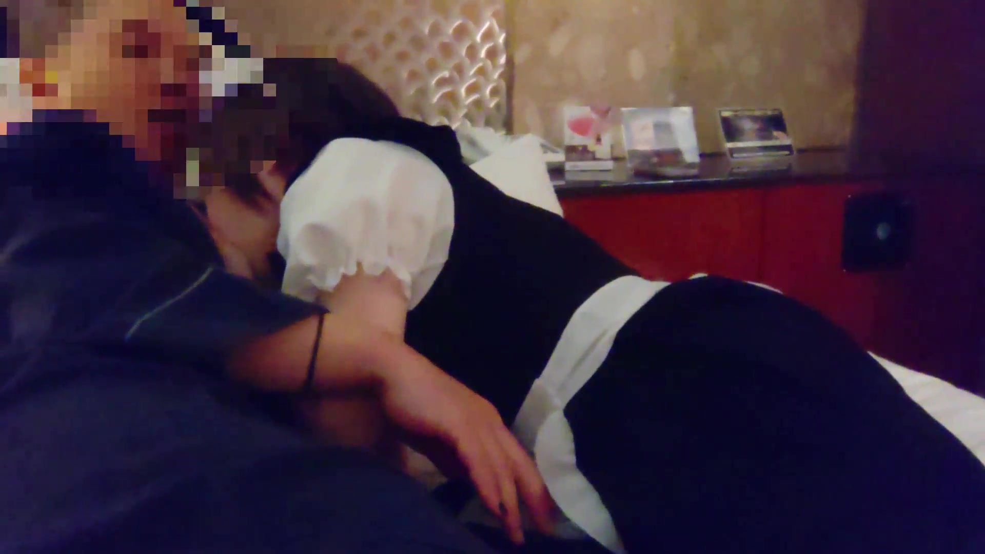 Amateur POV Cute maid gives plenty of service Climax with cunnilingus while holding dick Cosplay Creampie Blowjob